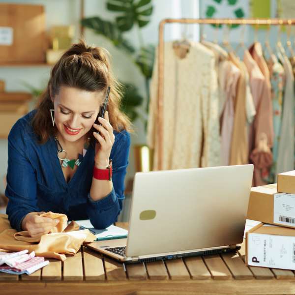 Small business owner in the office