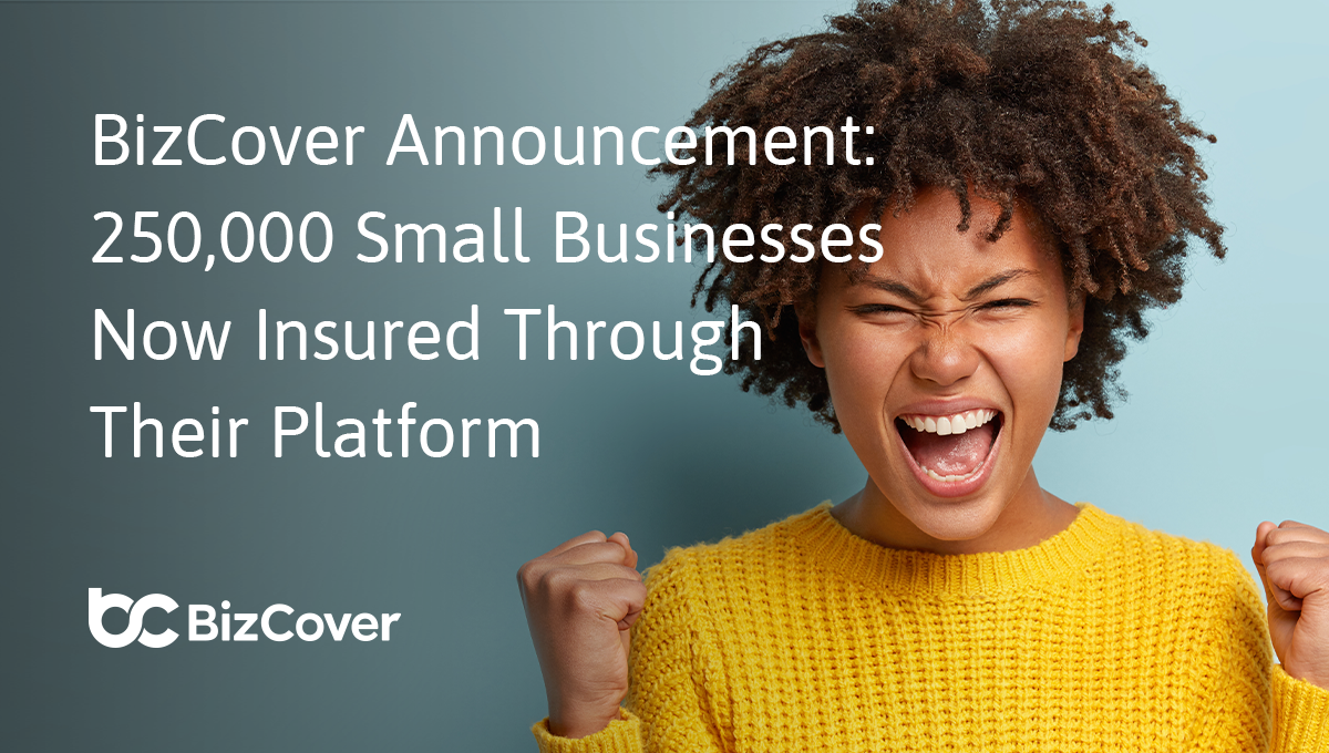 BizCover Announcement: 250,000 Small Businesses Now Insured