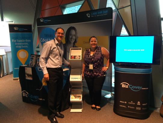 BizCover a the Small Business Development Conference in Melbourne in Support of NEIS and BECA