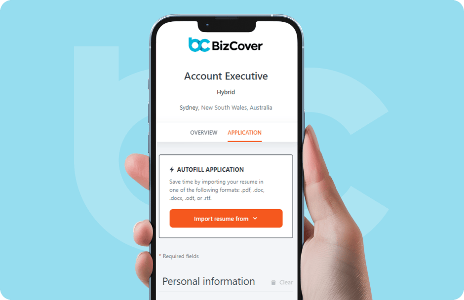BizCover Career: Process