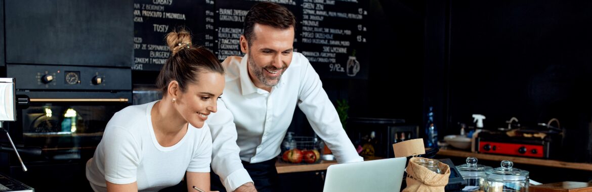 happy business owner