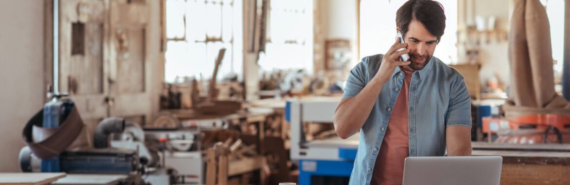 Commercial insurance: Business owner in the premises