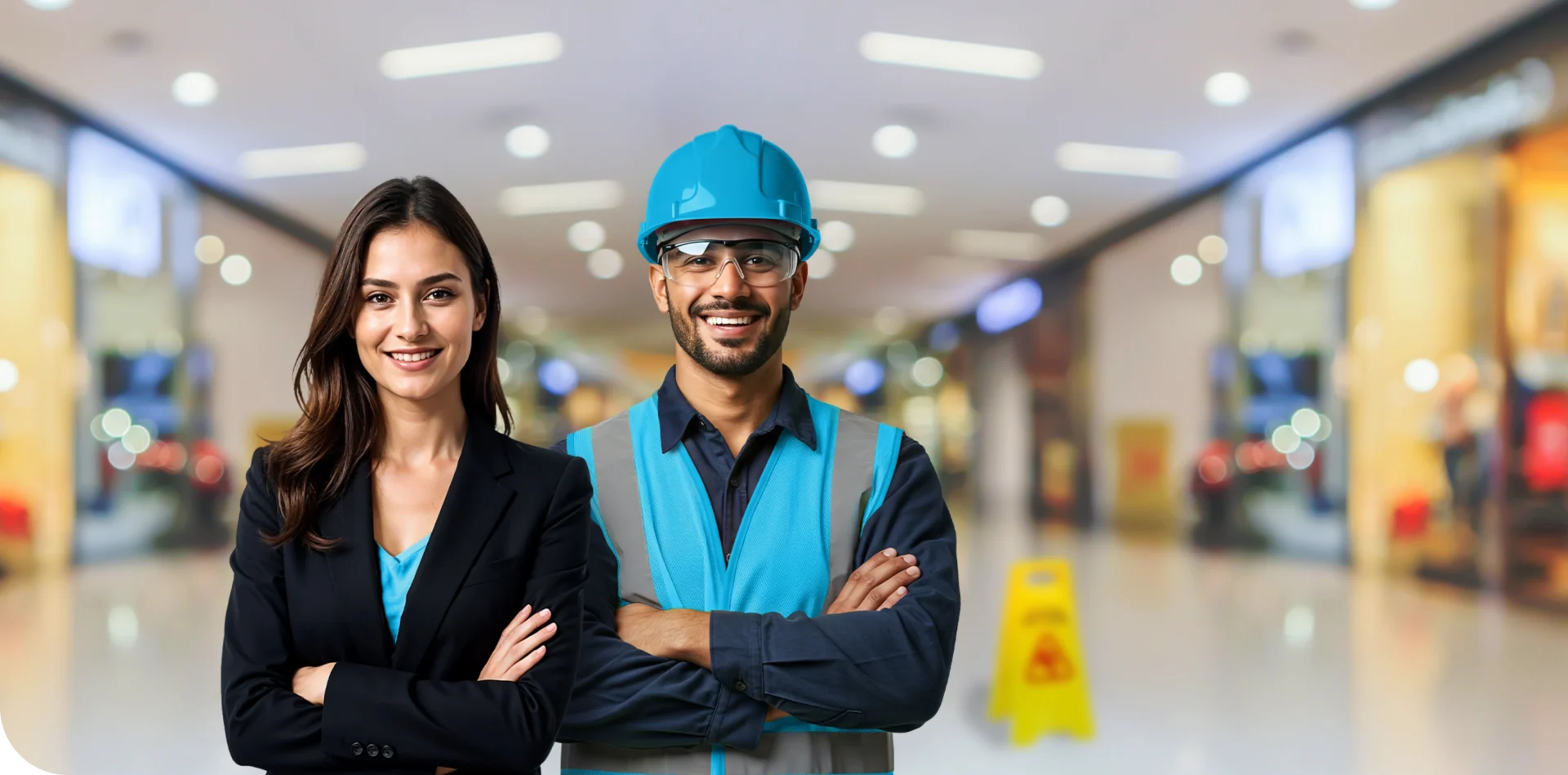 Tradespeople working for renovation projects