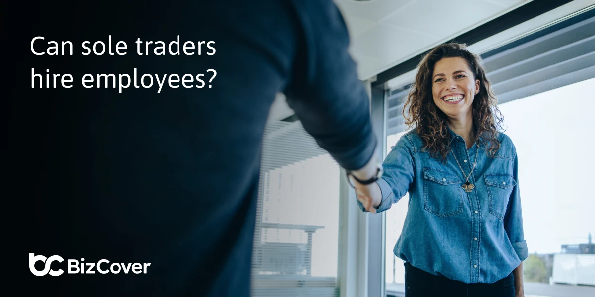Can sole traders hire employees?